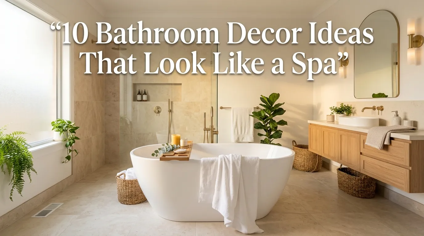 10 Bathroom Decor Ideas That Look Like a Spa