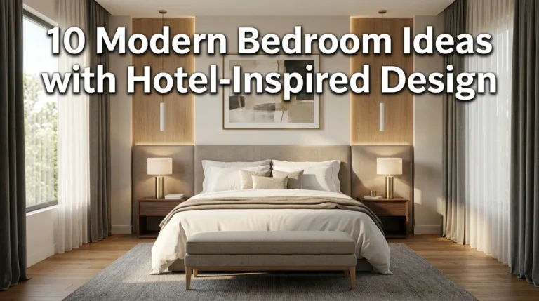 10 Modern Bedroom Ideas with Hotel-Inspired Design