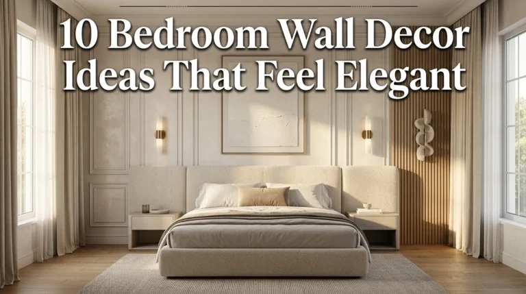 10 Bedroom Wall Decor Ideas That Feel Elegant