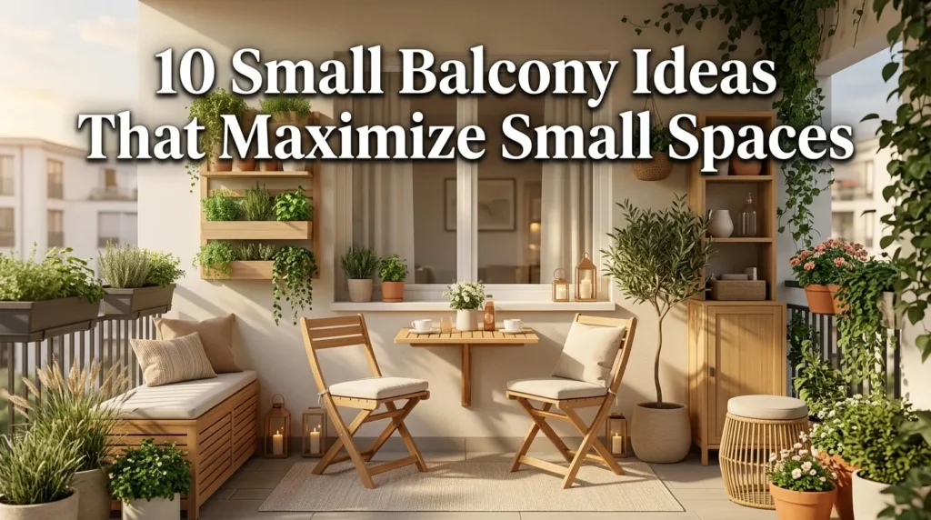 10 Small Balcony Ideas That Maximize Small Spaces