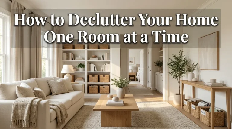 How to Declutter Your Home One Room at a Time
