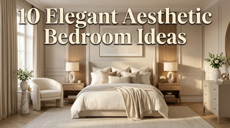 10 Elegant Aesthetic Bedroom Ideas