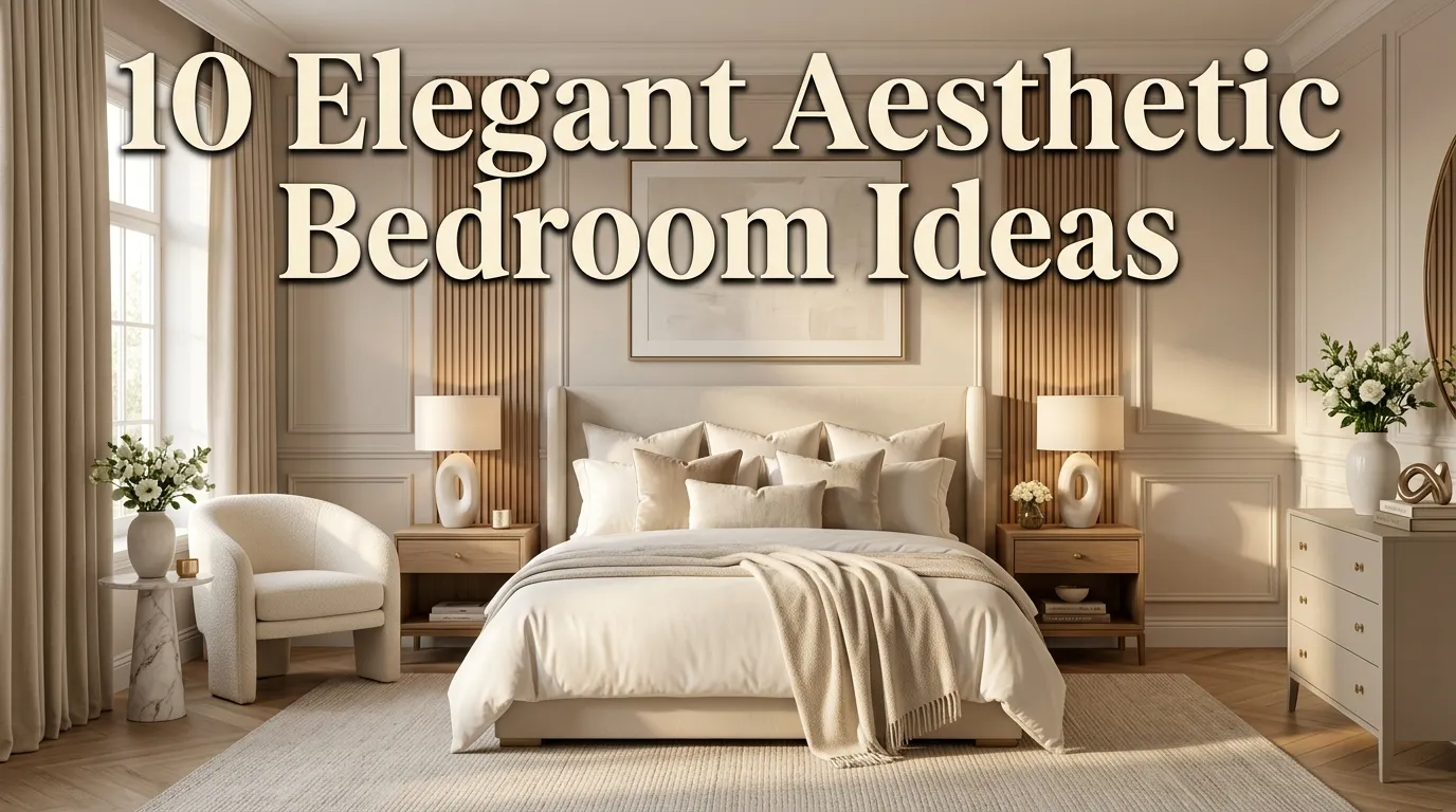 10 Elegant Aesthetic Bedroom Ideas