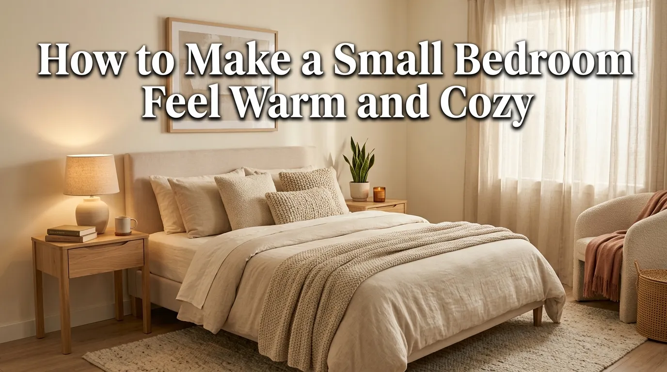 How to Make a Small Bedroom Feel Warm and Cozy