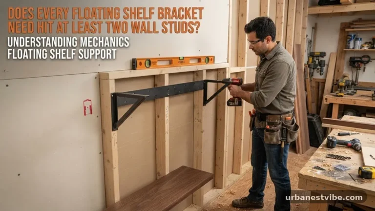 Does Every Floating Shelf Bracket Need to Hit at Least Two Wall Studs?