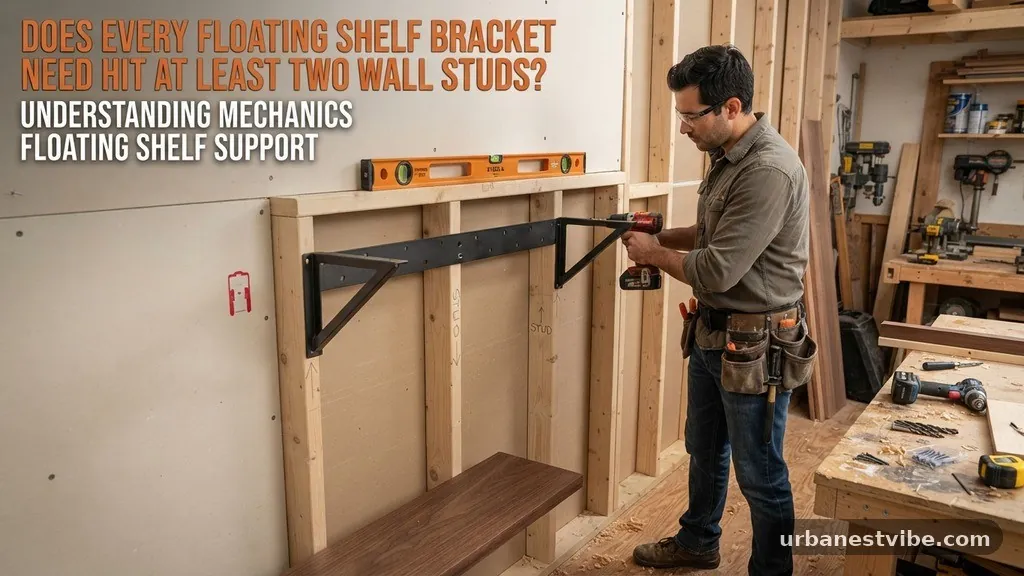 Does Every Floating Shelf Bracket Need to Hit at Least Two Wall Studs?