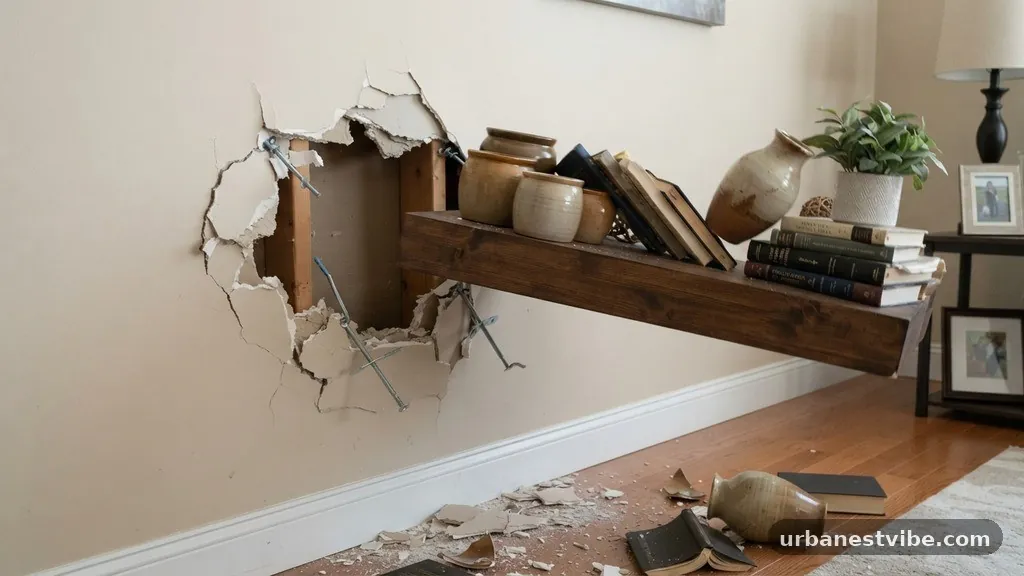 Understanding the Structural Limitations of Drywall - Can Heavy Floating Shelves Be Anchored Safely into Hollow Drywall Alone?